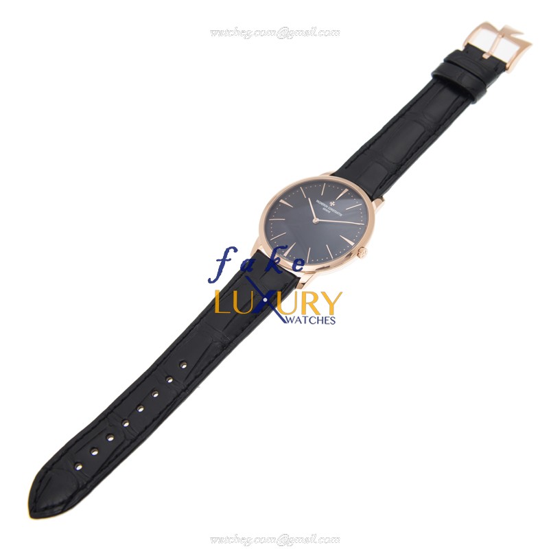 Vacheron Constantin 81180/000R-9283 Patrimony Traditionelle Replica Watch, Automatic, Black Dial - Image 2