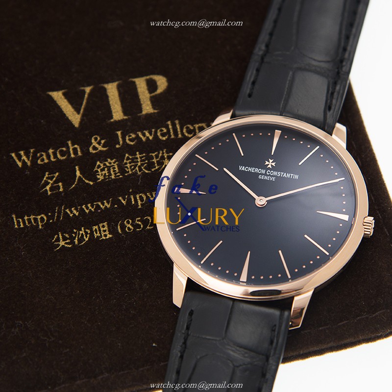Vacheron Constantin 81180/000R-9283 Patrimony Traditionelle Replica Watch, Automatic, Black Dial - Image 5
