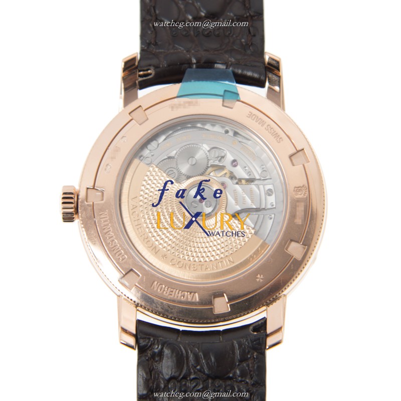 Vacheron Constantin Traditionnelle 85290/000R-9969 Automatic 18kt Rose Gold White Dial Replica Watch - Image 3