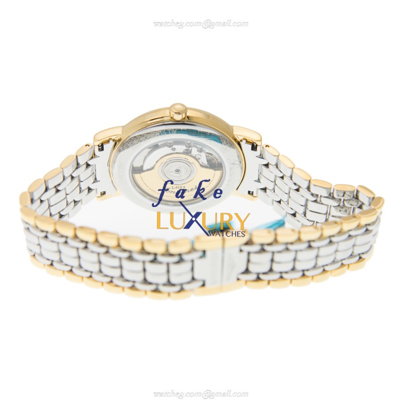 Longines L4.805.2.11.7 PRESENCE Replica Watch With Automatic Movement, White Dial, Gold Steel Case - Image 4