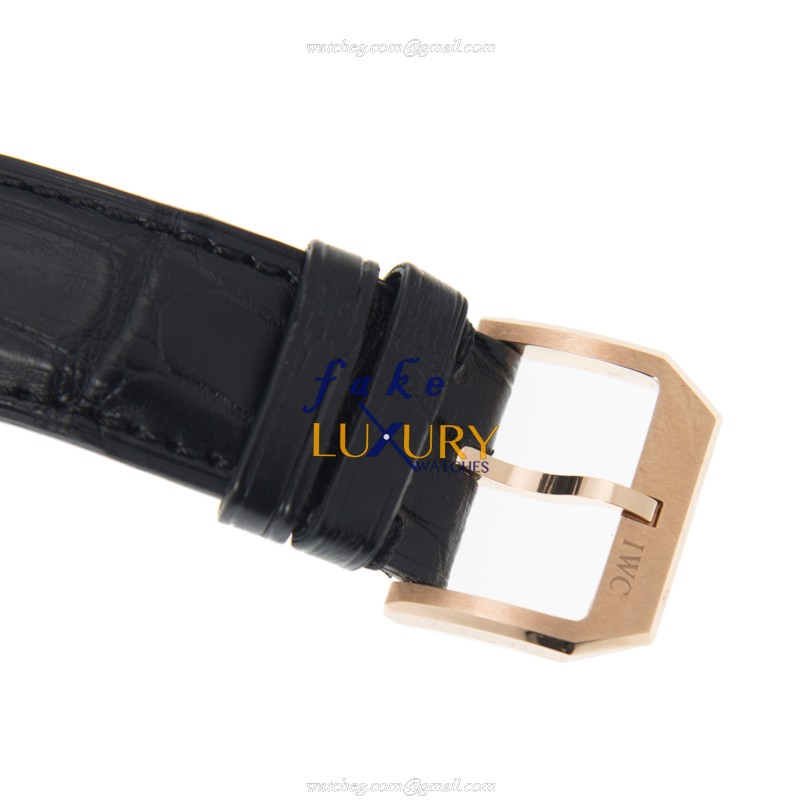 IWC Portuguese Automatic 18kt Rose Gold IW371482 Dark Grey Dial Replica Watch - Image 4