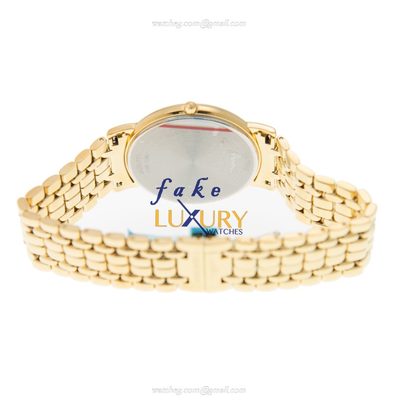 Longines L4.790.2.11.8 PRESENCE Replica Watch, Quartz, White Dial, Gold-Plated Steel Case - Image 4