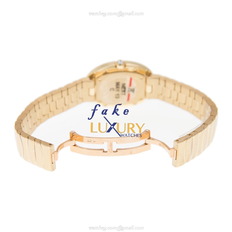 -15202ST.OO.1240ST.01 - Cartier WB520019 BAIGNOIRE Quartz 18kt Gold & Diamond Replica Watch - Image 5