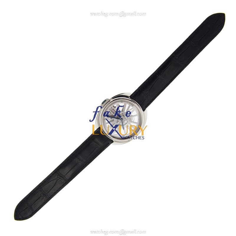 Cartier WHCL0008 CLe DE CARTIER Automatic 18kt White Gold - Ceramic Bezel - Swiss Movement - Image 2