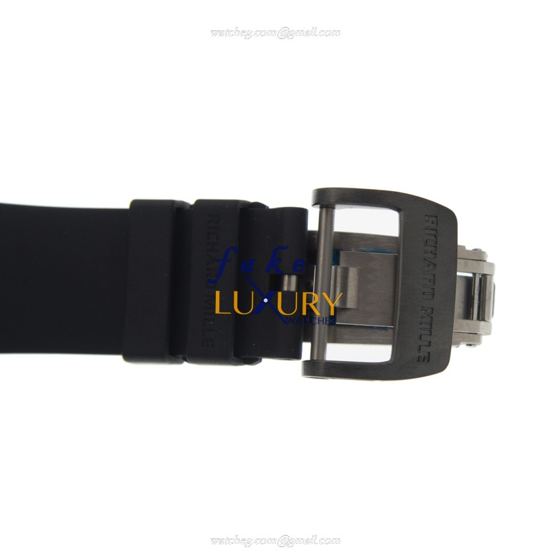 Richard Mille RM055-BUBBA Replica Watch, Manual Wind, Titanium Case, Transparent Skull Dial - Image 4