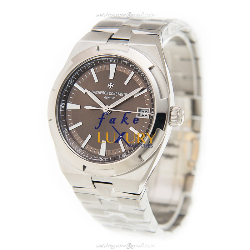 Vacheron Constantin 4500V/110A-B146 Overseas Replica Watch, Automatic, Brown Dial, Steel Bracelet - Image 3
