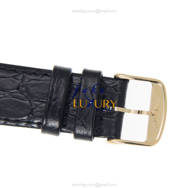 Longines L4.860.2.12.2 Automatic Gold-Plated Stainless Steel Replica Watch - White Dial & Alligator - Image 4