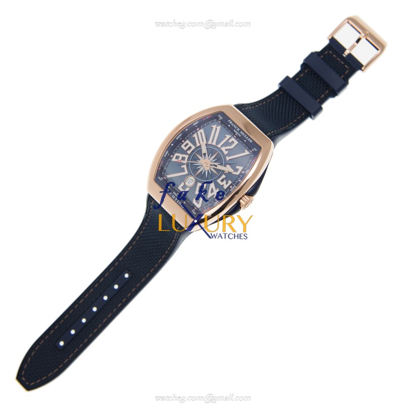 Franck Muller V45 SC DT YACHTING 5N.BL Rose Gold Automatic Replica Watch - Swiss Movement - Image 2