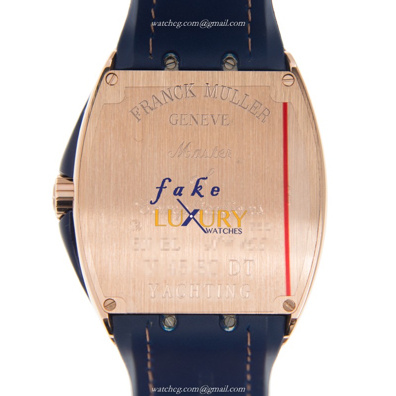 Franck Muller V45 SC DT YACHTING 5N.BL Rose Gold Automatic Replica Watch - Swiss Movement - Image 3
