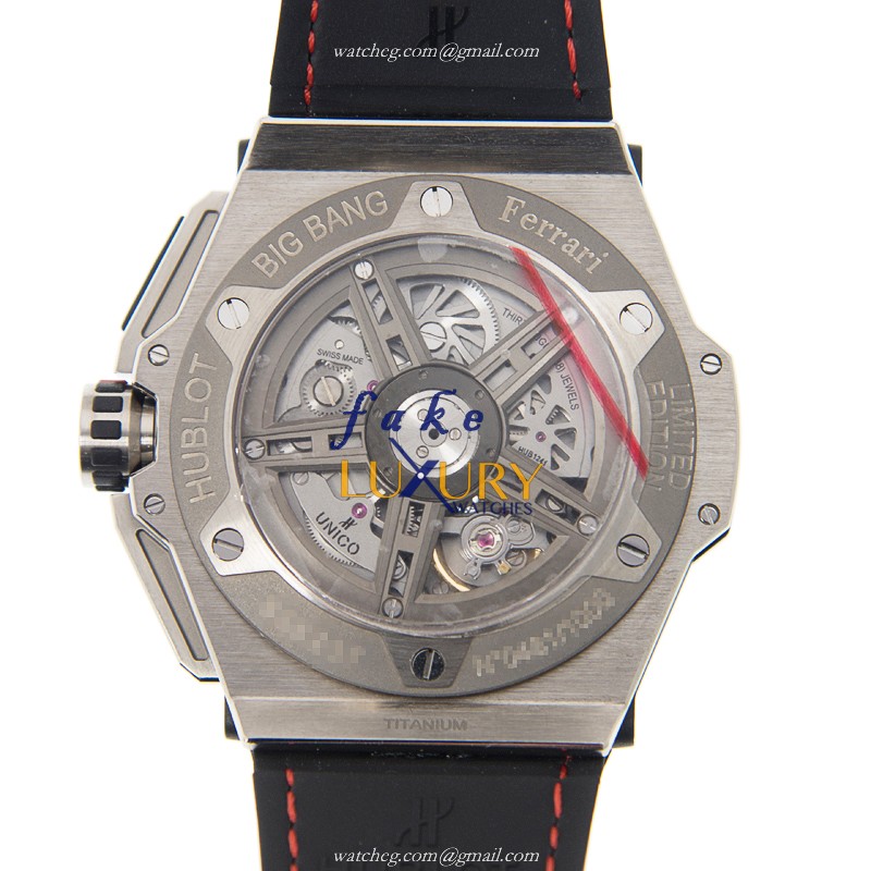 Hublot 401.NX.0123.VR BIG BANG Auto Titanium Case Silver Dial Replica Watch - Image 3