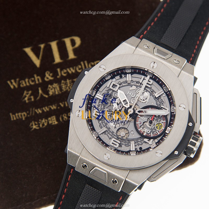 Hublot 401.NX.0123.VR BIG BANG Auto Titanium Case Silver Dial Replica Watch - Image 5