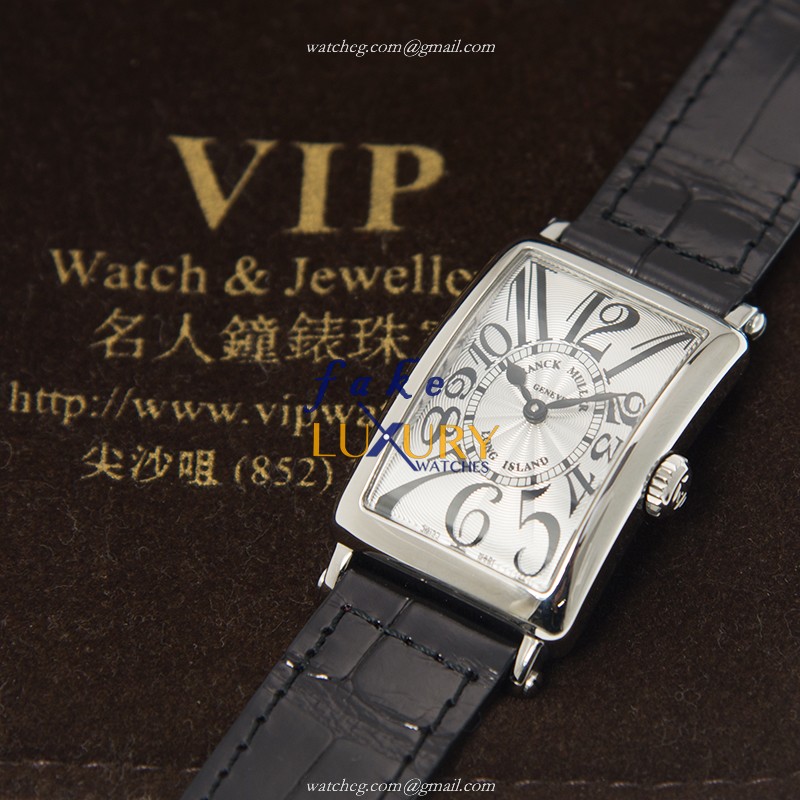 Franck Muller 902 QZ AC LONG ISLAND Quartz Stainless Steel - 0.5KG - Alligator Black Dial Replica - Image 5