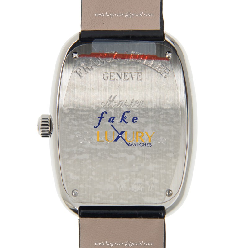 Franck Muller 3002 M QZ V AC Galet Replica Watch With Quartz Movement, Silver Dial, Steel Case - Image 3