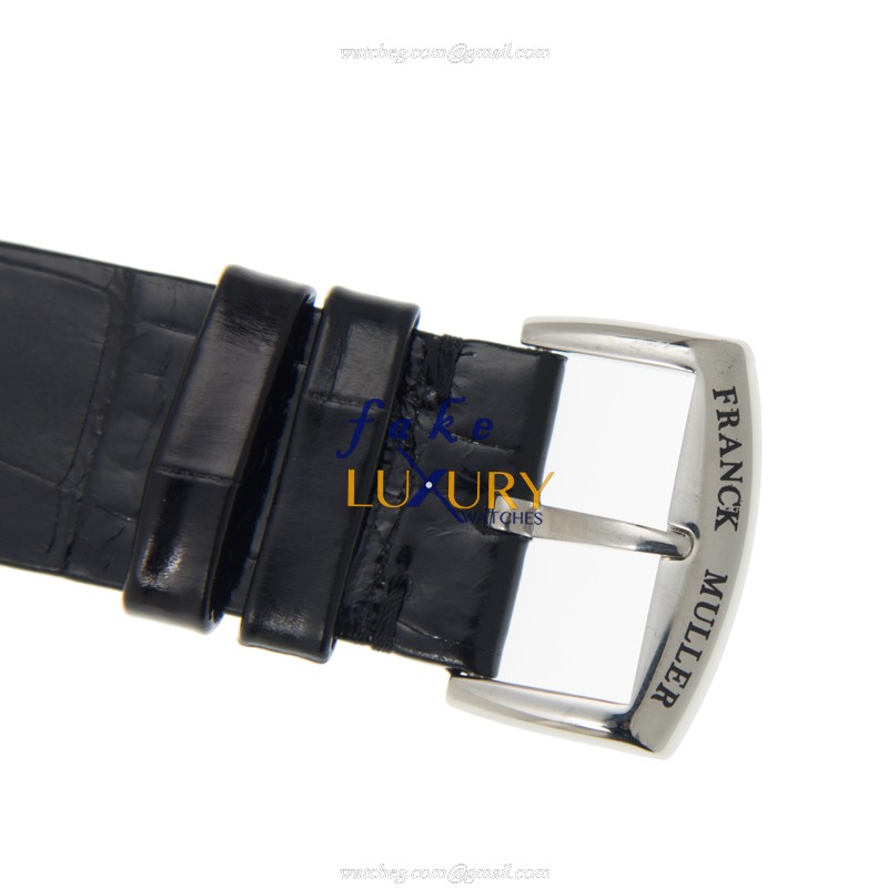 Franck Muller 3002 M QZ V AC Galet Replica Watch With Quartz Movement, Silver Dial, Steel Case - Image 4