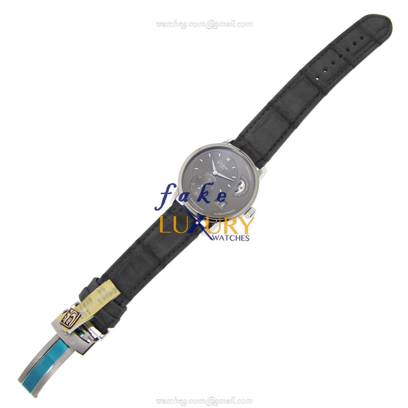 Glashutte 1-90-02-43-32-05 Pano Replica Watch, Automatic Movement, Gray Dial, Steel Case - Image 2