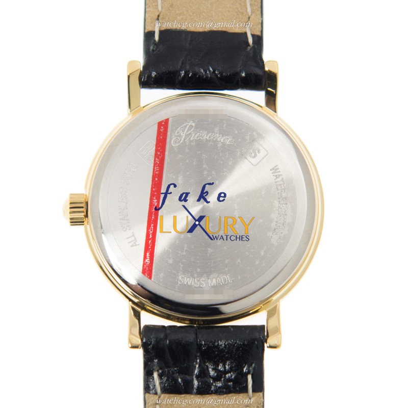 Longines L4.319.2.12.2 Replica Watch - Quartz Gold-Plated & Stainless Steel - Case Material: Steel - Image 3