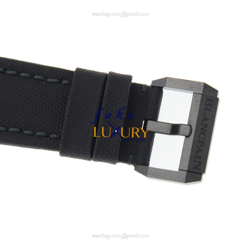 Blancpain Fifty Fathoms 5000-0130-B52A Automatic Ceramic Black Dial Nylon Replica Watch - Image 4