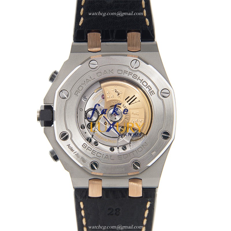 Audemars Piguet Royal Oak Offshore 26471SR.OO.D101CR.01 Replica Watch Blue Dial Rose Gold Steel - Image 3