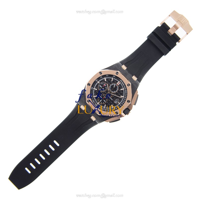 Audemars Piguet 26406FR.OO.A002CA.01 - Replica Watch - Forged Carbon & Pink Gold - 44mm - Automatic - Image 2