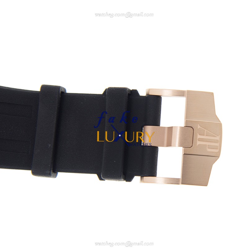 Audemars Piguet 26406FR.OO.A002CA.01 - Replica Watch - Forged Carbon & Pink Gold - 44mm - Automatic - Image 4