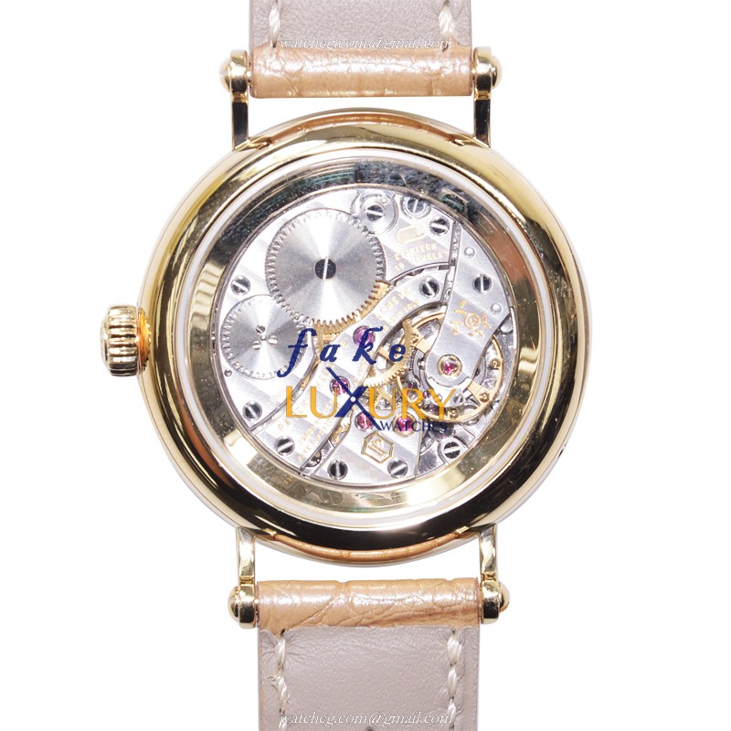 Patek Philippe 7121J-001 Complications Replica Watch, Manual Wind, 18kt Gold & Diamond Case, White - Image 3