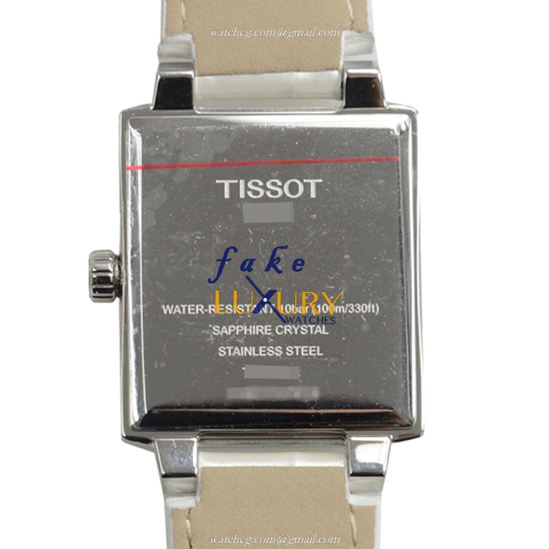Tissot T061.310.16.031.00 T-LADY Quartz White Leather Stainless Steel Replica Watch - Image 3