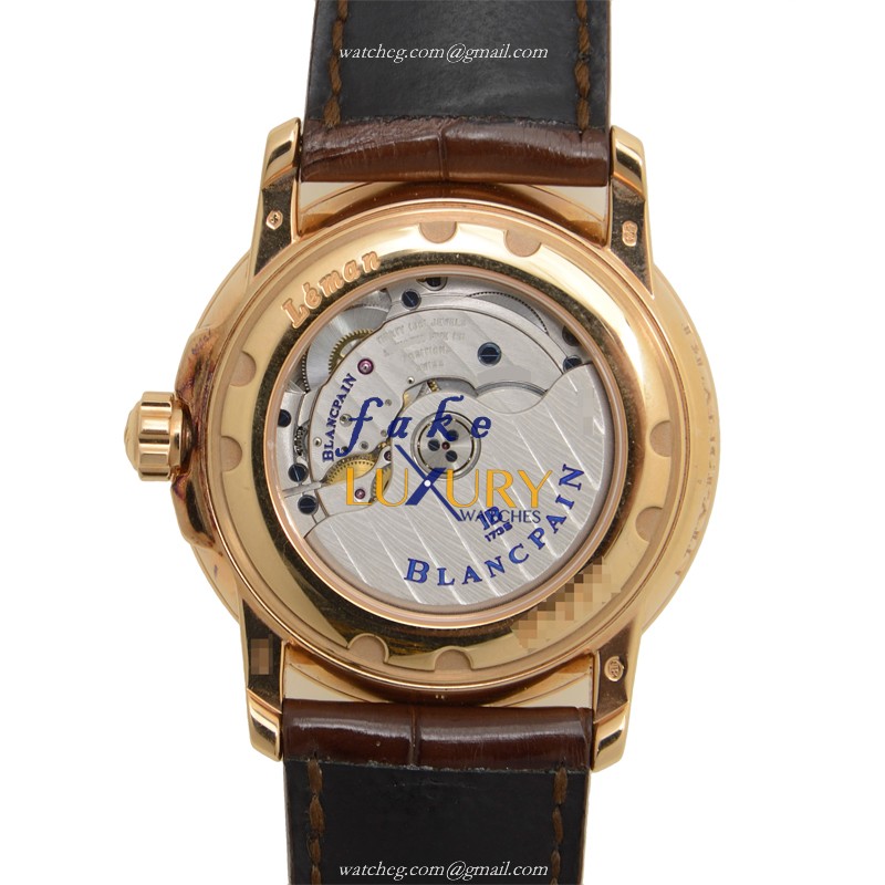 Blancpain Leman 2860-3642-53B Replica Watch, Automatic, Rose Gold Case, White Dial - Image 3