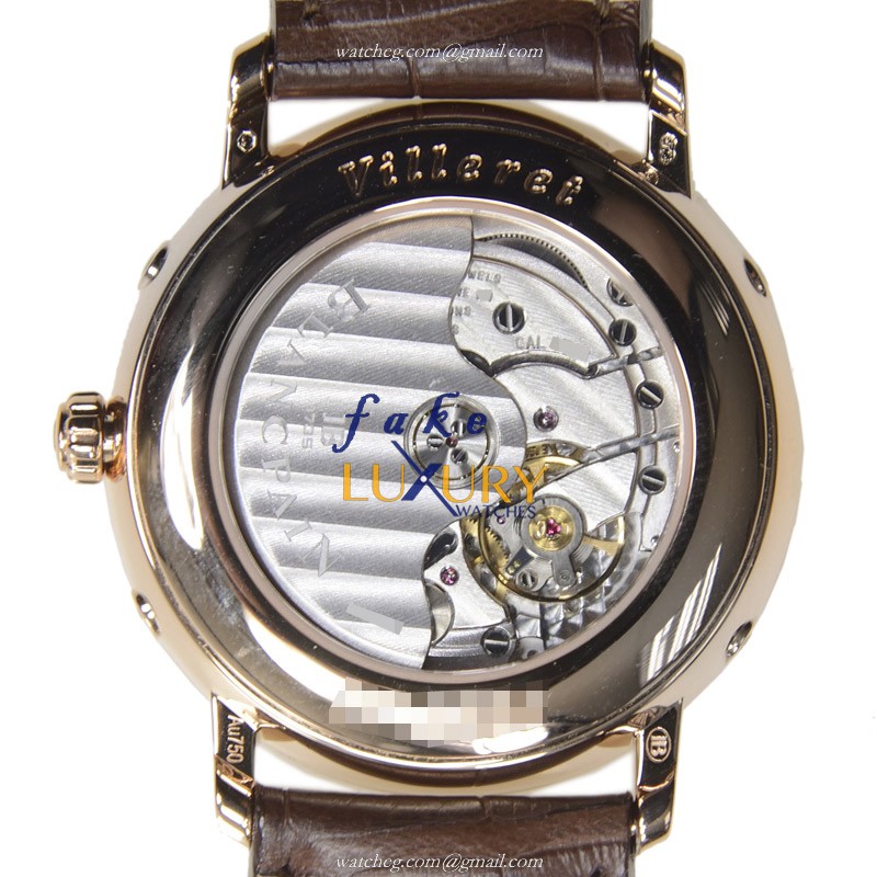 6263-3642-55A - Blancpain Villeret Replica Watch - 18kt Rose Gold Automatic - White Dial - Image 3
