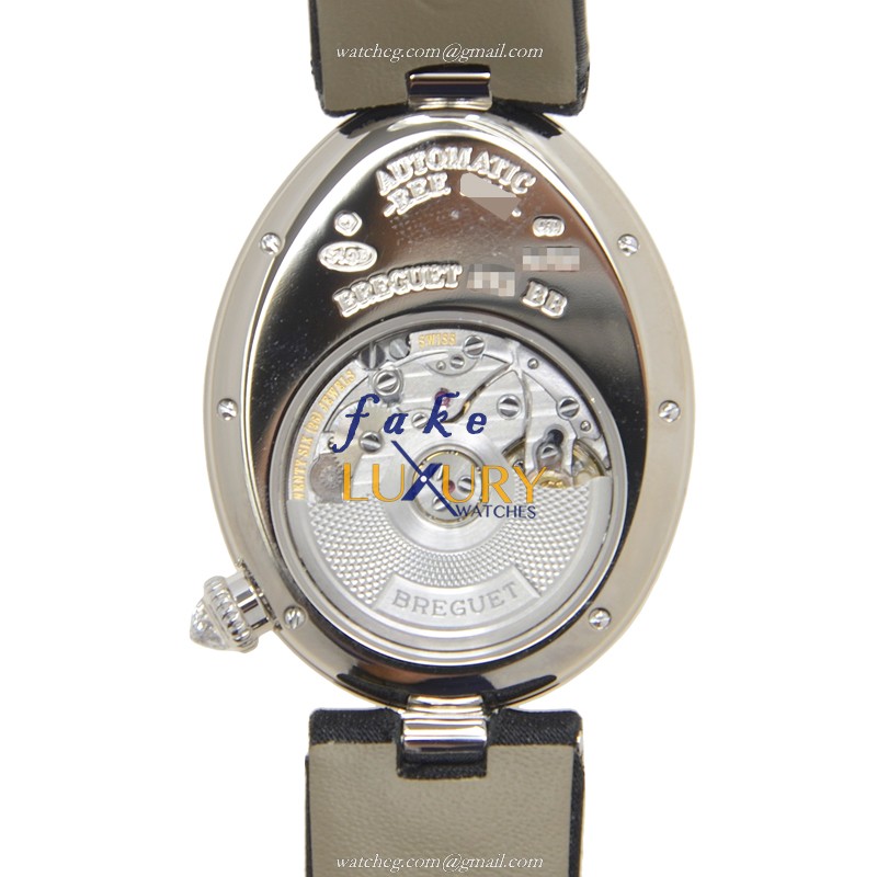 Breguet 8918BB/58/864/D00D Replica Watch, White Mother of Pearl Dial, 18kt Gold & Diamond Case - Image 3
