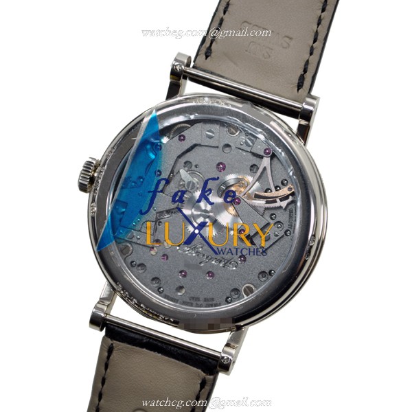 Breguet Tradition 7057BB/G9/9W6 Manual Wind 18kt White Gold Dark Grey Dial Replica Watch - Image 3