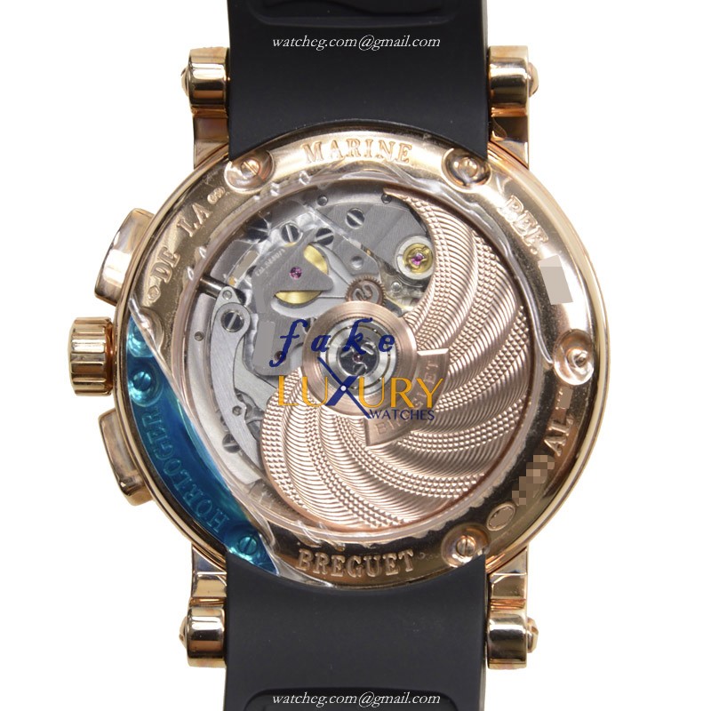 5827BR/Z2/5ZU - Breguet Marine Replica Watch - Automatic - 18kt Rose Gold - Black Dial - Image 3