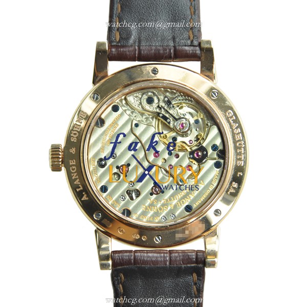 A Lange & Sohne 232.032 - Replica Watch - Manual Wind - 18kt Rose Gold - Silver Dial - Image 3