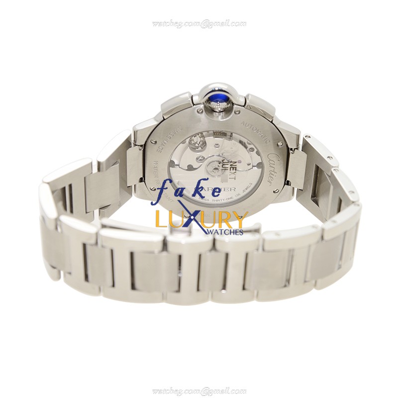 Cartier W6920076 BALLON BLEU Automatic Stainless Steel Replica Watch, Silver Dial, Swiss Movement - Image 4