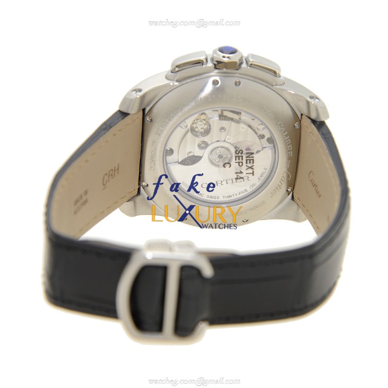 Cartier W7100046 CALIBRE DE CARTIER Automatic Stainless Steel Replica Watch - Swiss Movement - 42mm - Image 4