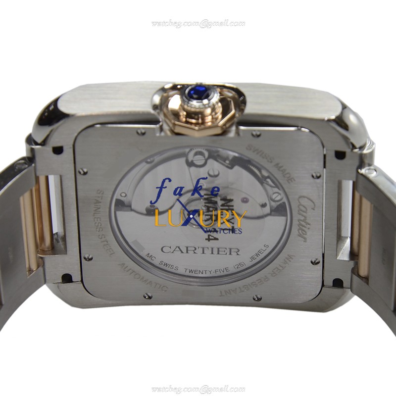 Cartier W5310006 TANK Automatic Stainless Steel - Replica Watch - 36.2mm - Silvery White Dial - Image 4