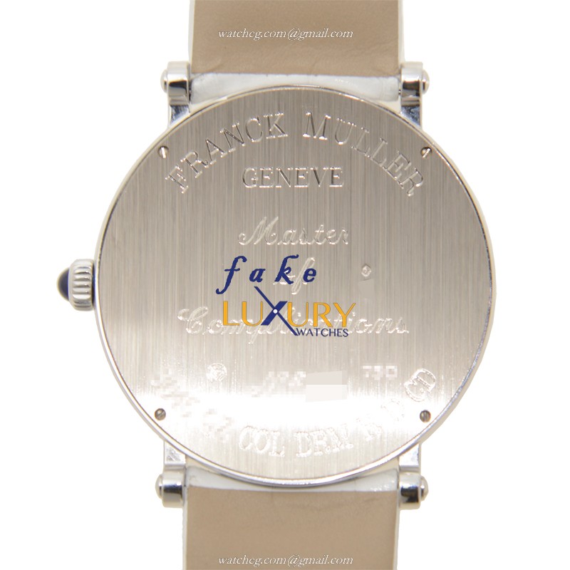 Franck Muller 8045 QZ COL DRM R D CD OG INFINITY Quartz 18kt White Gold Diamond Replica Watch - Image 3