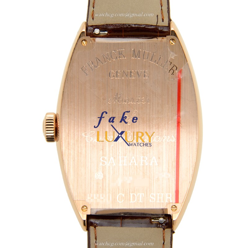 8880 C DT SHR 5N - Franck Muller Cintree Curvex Replica Watch - Automatic 18kt Rose Gold - Image 3