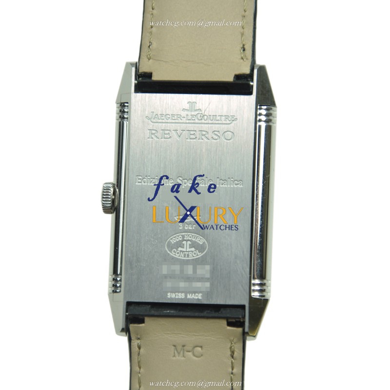 Jaeger-Lecoultre Q2788522 REVERSO Automatic Stainless Steel Replica Watch, Silver Dial, Alligator - Image 3