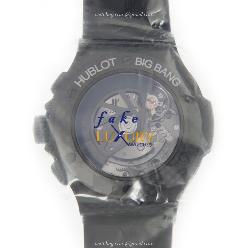 Hublot Big Bang 301.QX.1724.RX Automatic Carbon Fiber Black Dial Rubber Replica Watch - Image 3