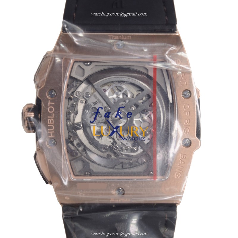 Hublot 601.OX.0183.LR BIG BANG Automatic 18kt Rose Gold Replica Watch, Auto Movement, Black Dial - Image 3