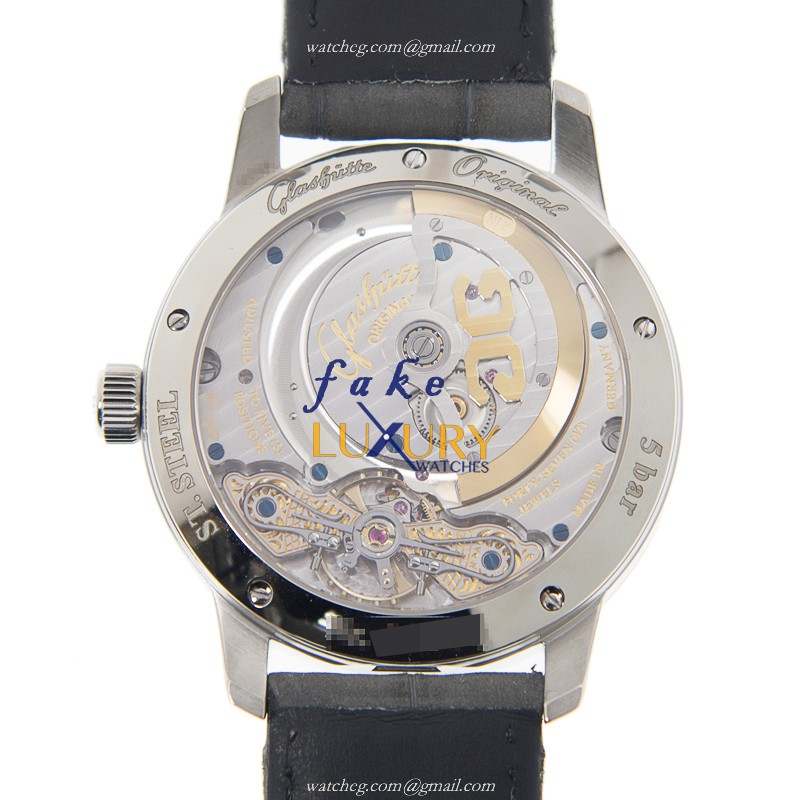 Glashutte 1-90-02-43-32-05 Pano Replica Watch, Automatic Movement, Gray Dial, Steel Case - Image 3