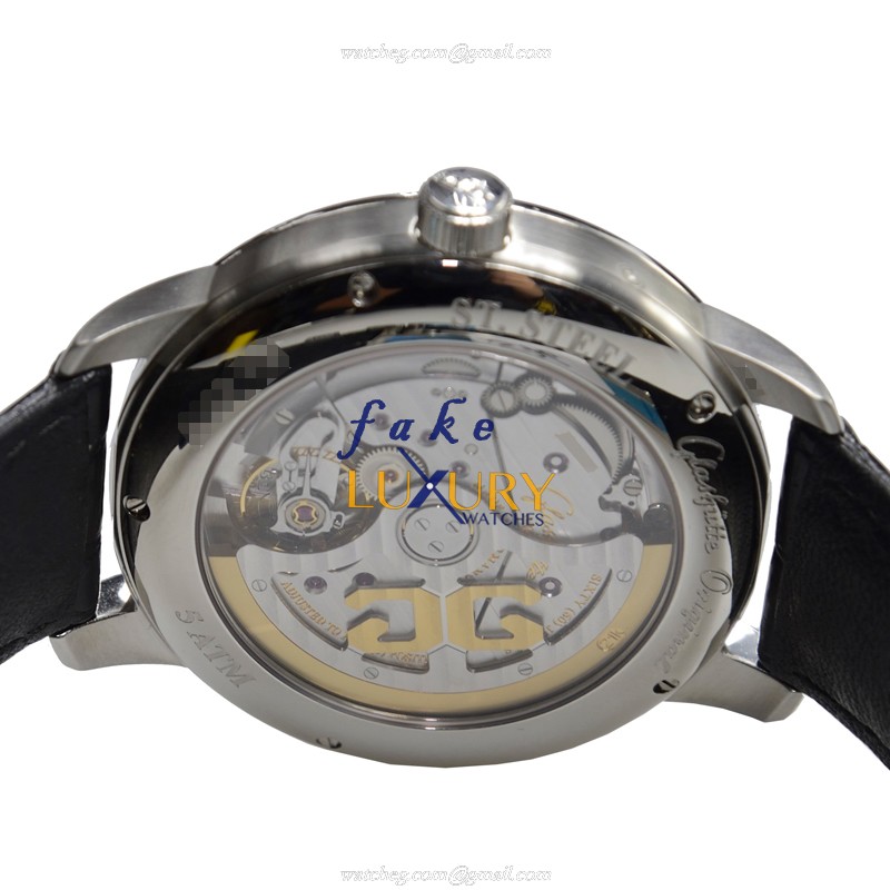 Glashutte Senator Observer 100-14-02-02-04 Automatic Stainless Steel Dark Grey Dial Replica Watch - Image 4