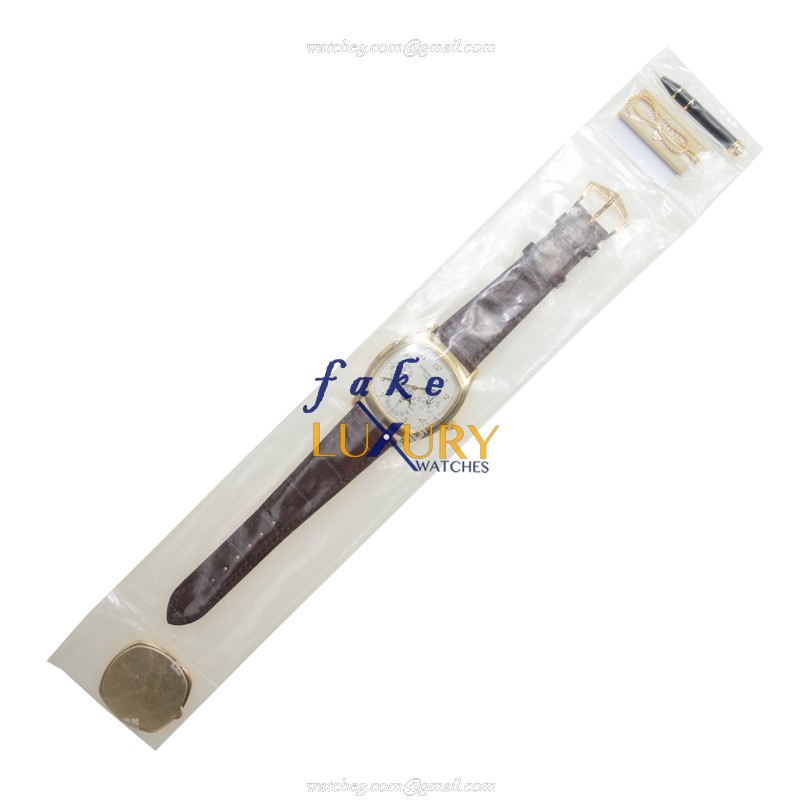 5940J-001 - Patek Philippe Grand Complications Replica Watch - 18kt Yellow Gold Automatic - Silver - Image 2