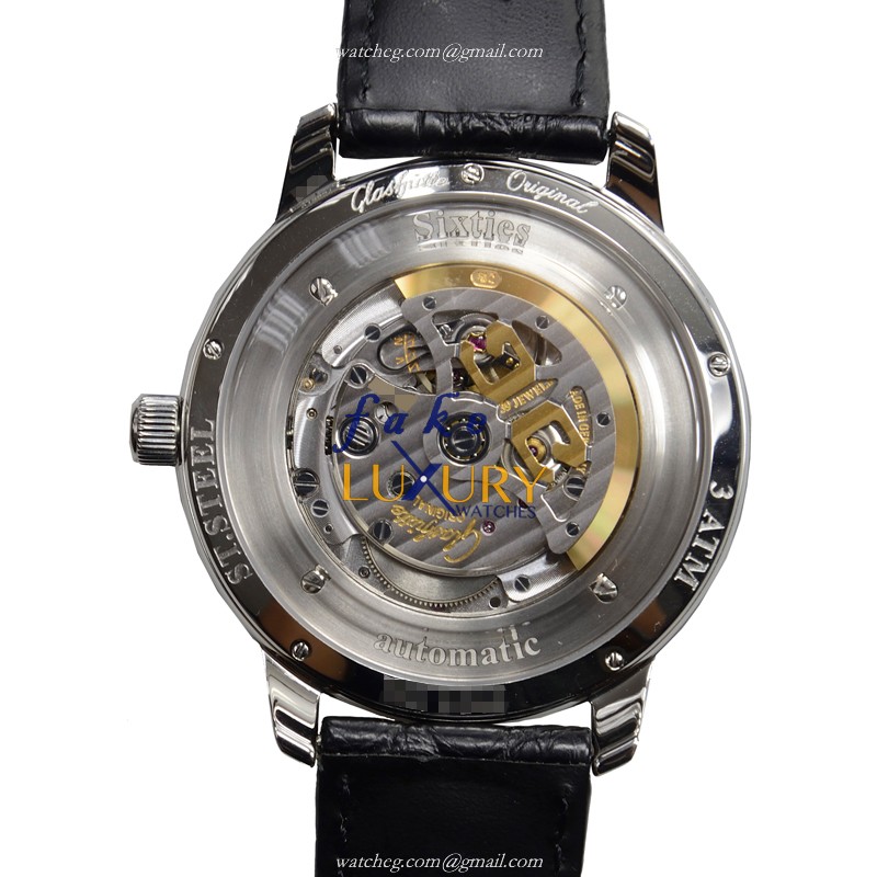 Glashutte Senator Panorama Date Replica Watch 2-39-47-01-02-04 Automatic Silver Dial Stainless Steel - Image 3