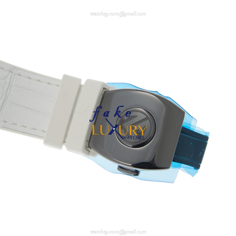 Franck Muller Vanguard V 45 SC DT GLACIER AC.GL Automatic Steel, Black Dial Replica Watch - Image 4