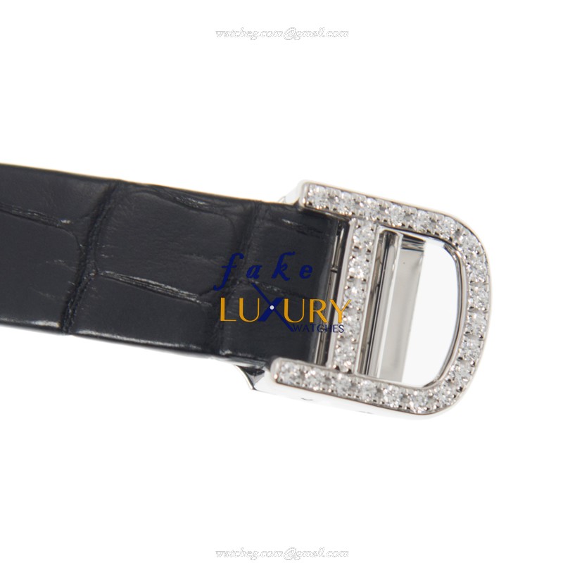 - HPI00767 - Cartier BESTIAIRE Quartz 18kt White Gold & Diamond Replica Watch - Automatic - Image 5