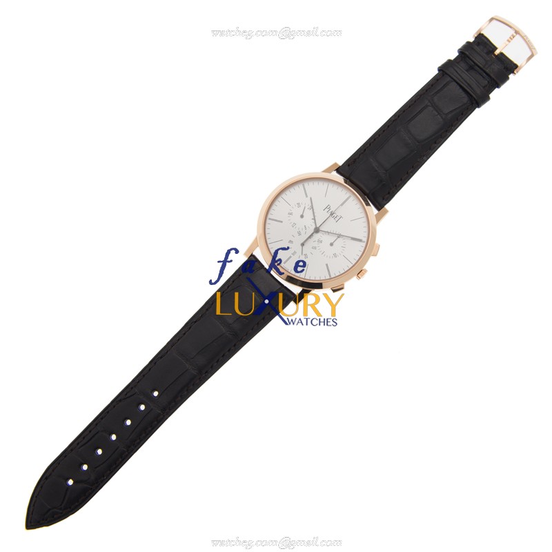 Piaget G0A40030 Altiplano Replica Watch, Automatic, Silver Dial, 18kt Rose Gold Case - Image 2