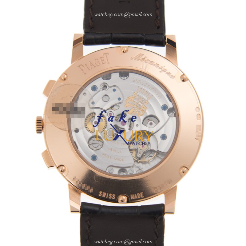 Piaget G0A40030 Altiplano Replica Watch, Automatic, Silver Dial, 18kt Rose Gold Case - Image 3