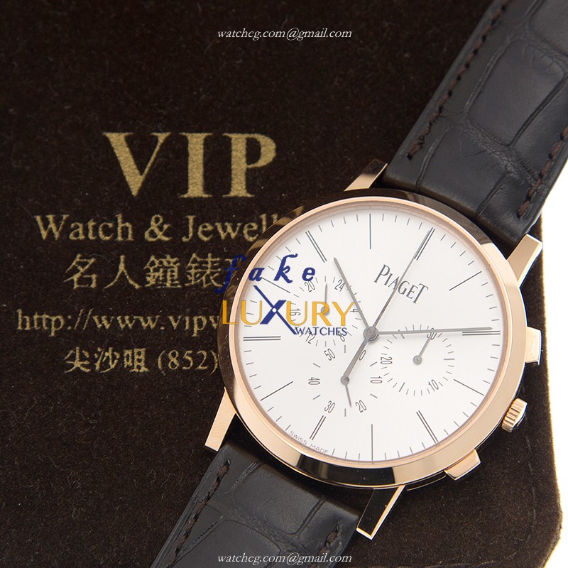 Piaget G0A40030 Altiplano Replica Watch, Automatic, Silver Dial, 18kt Rose Gold Case - Image 5