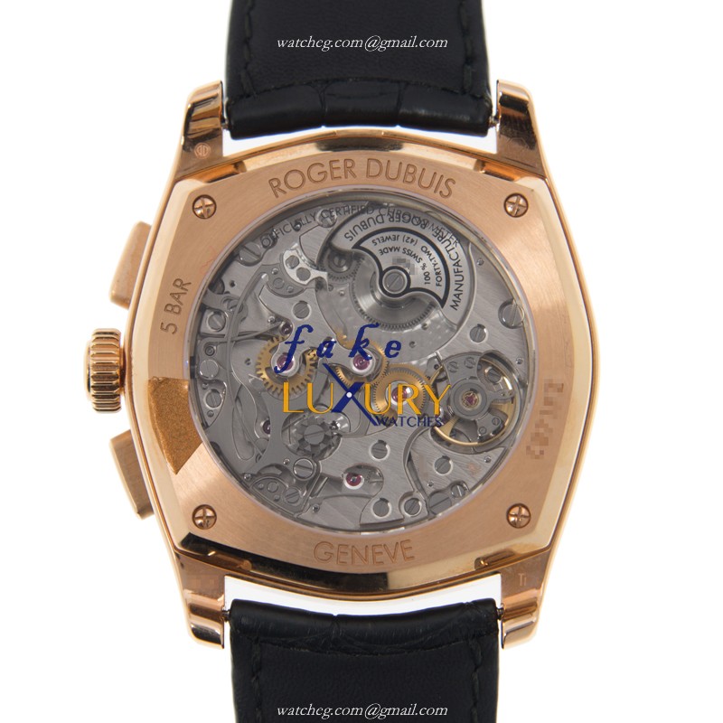 Roger Dubuis RDDBMG0004 Replica Watch, Automatic Movement, 44mm Rose Gold Case, Silver Dial - Image 3
